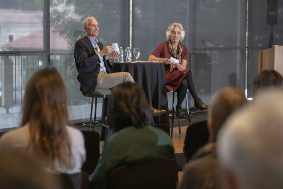 President Marc Tessier-Lavigne and Provost Persis Drell