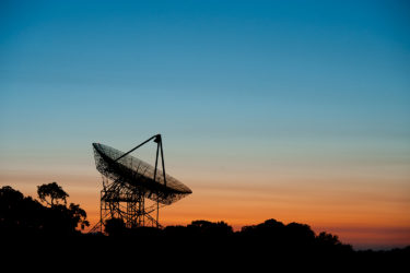 The Dish at dusk