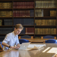 Anatole Schneider in the Hoover Library