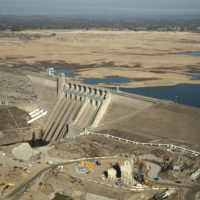 Folsom Lake during drought