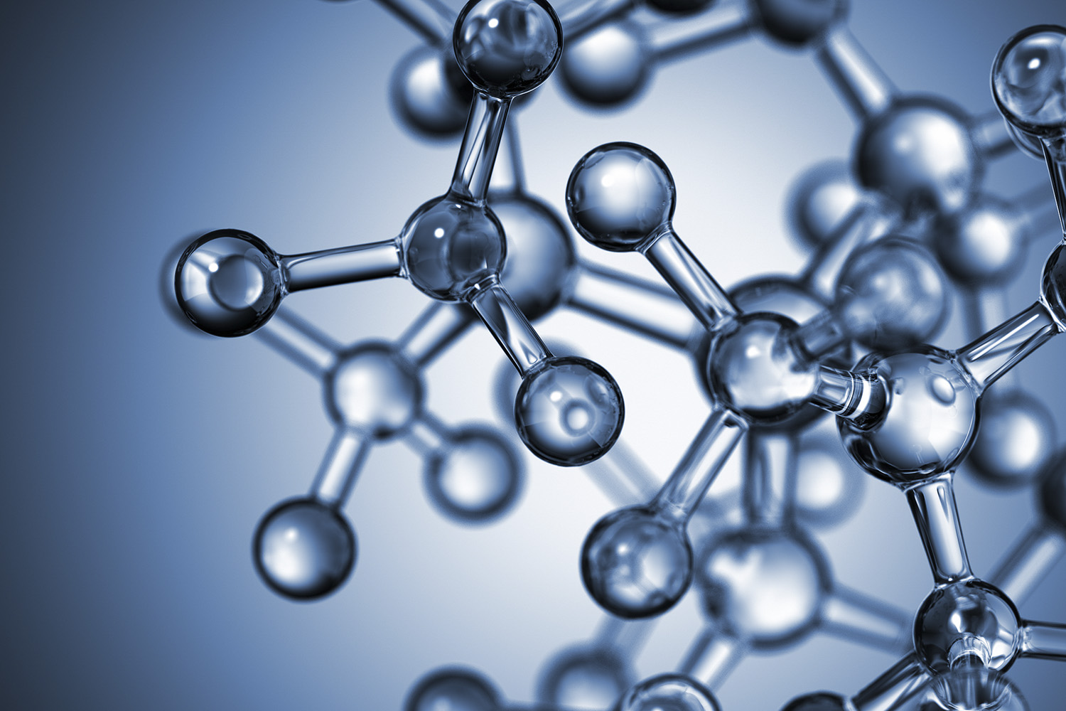 3D rendering of molecules