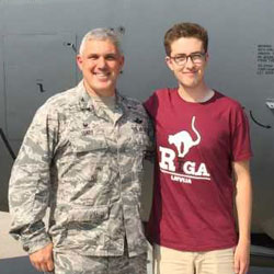 Col. Jason Terry, USAF, and Bryan Metzger