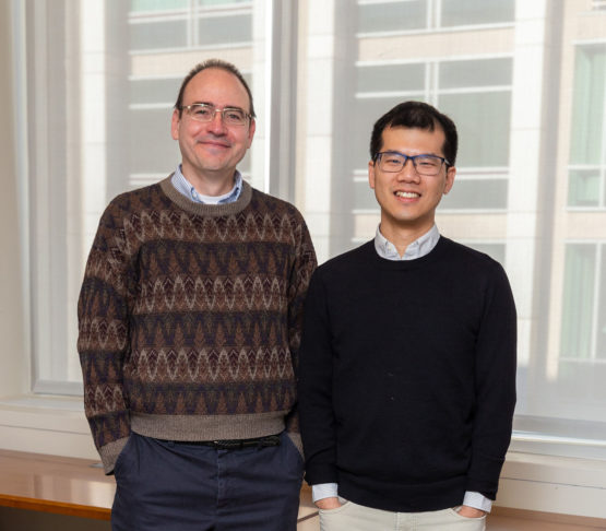 Richard Braatz, left, and William Chueh