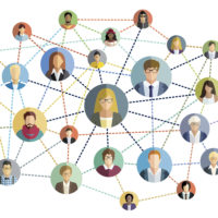 Human network illustration