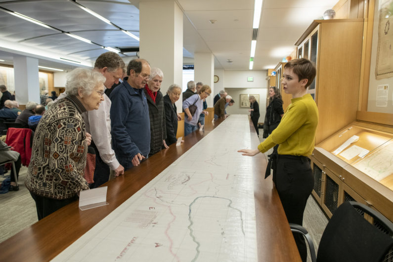 Anna Crist of the Stanford Library digitization staff