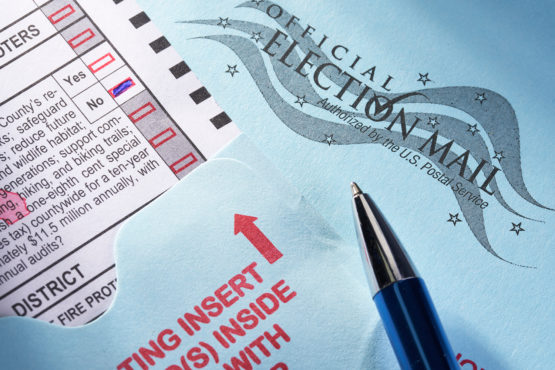 The "Securing American Elections" report image