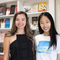 Julia Pandolfo and Sophia Hu at the Clayman Institute for Gender Research