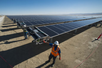 The Stanford Solar Generating Station in Kern County, Calif., will provide more than 50 percent of the campus's electricity when it comes on line in December 2016.