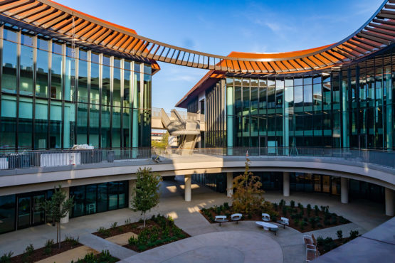 The Stanford ChEM-H Building and the Stanford Neurosciences Building