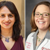 Jisha Menon and Rebecca Aslakson.