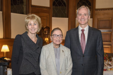 Ginsburg with president