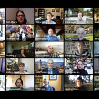 screenshot of Faculty Senate Zoom meeting of Nov. 12, 2020