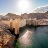 Panoramic view of Hoover Dam